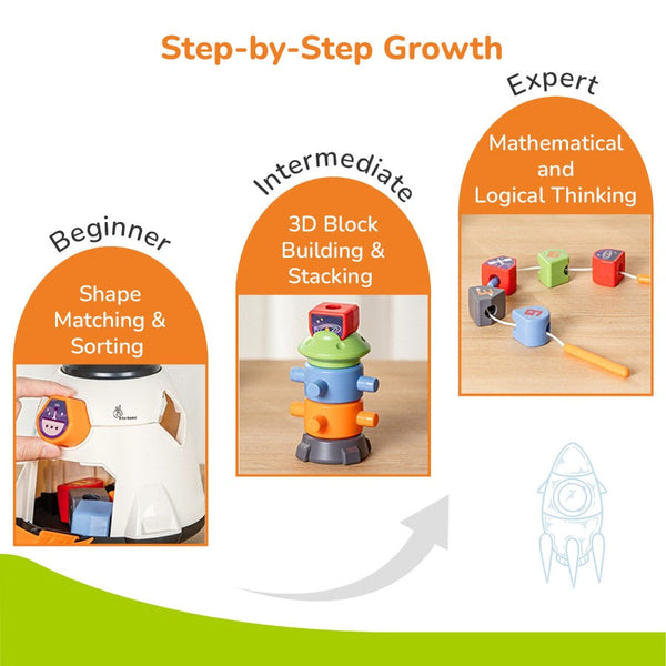 R For Rabbit Orapple Astro Multi-Functional Shape Sorter
