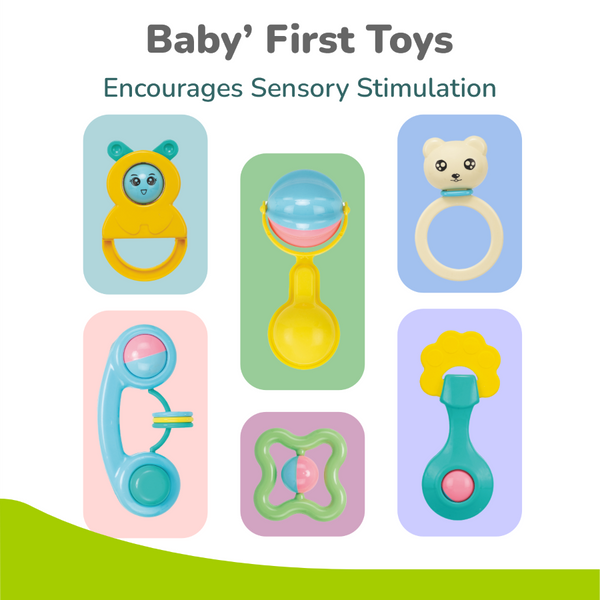 R For Rabbit Orapple Jingle Joy BPA-Free Rattle Set