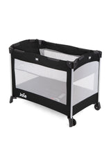 Joie Kubbie™ Compact Travel Cot with Bassinet – Coal