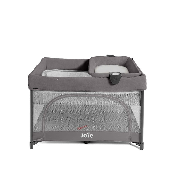 Joie Sesame LX One-Hand Fold Playard with Bassinet & Changer Thunder