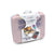 Melii Two - Tier Bento With Utensils Pink Purple Grey 6 Compartments