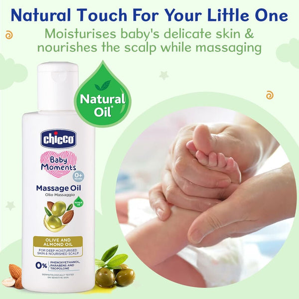 Chicco Baby Massage Oil 200ML 0M+