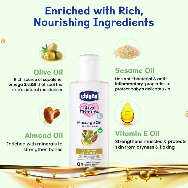 Chicco Baby Moments Massage Oil 200 ml