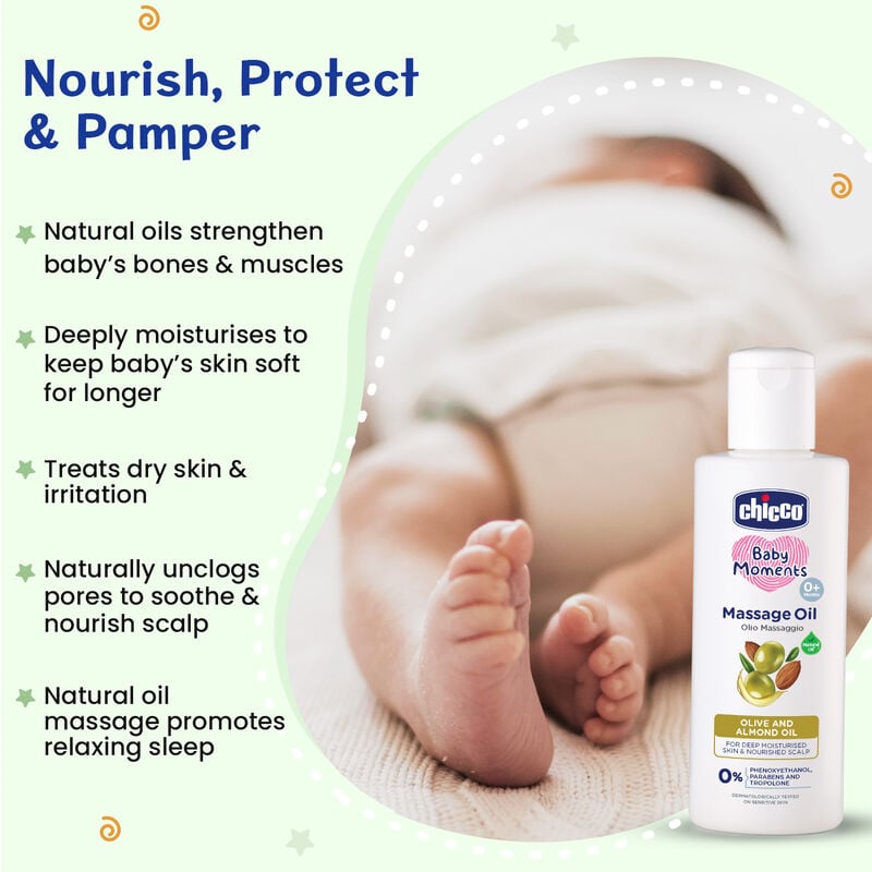 Chicco Baby Moments Massage Oil 200 ml