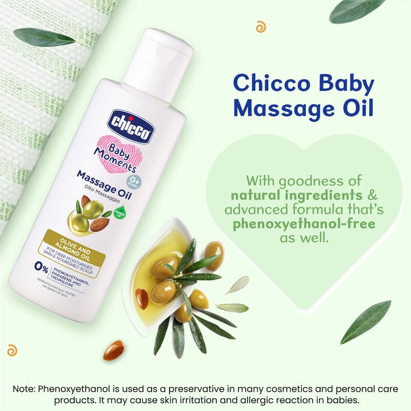 Chicco Baby Moments Massage Oil 200 ml