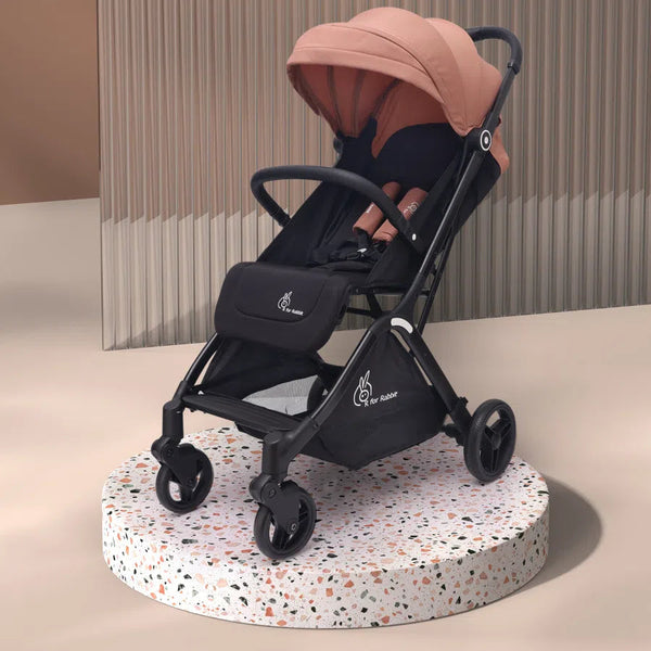 R For Rabbit Stroller Street Smart Ace Peach Black