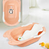 R for Rabbit Bubble Double Snowy Bath Tub with Ergonomic Sling - Peach White