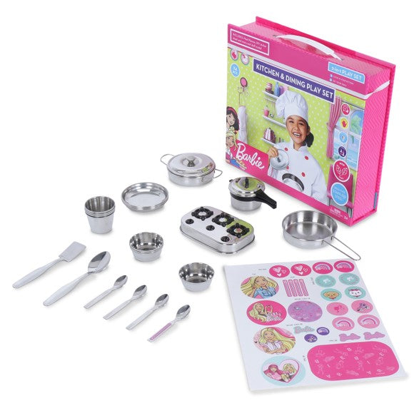 Ramson Barbie Kitchen and Dining Play Set 24 pcs