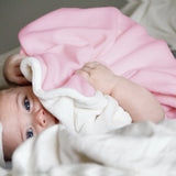 Abracadabra Chamois Baby Blanket – Pink