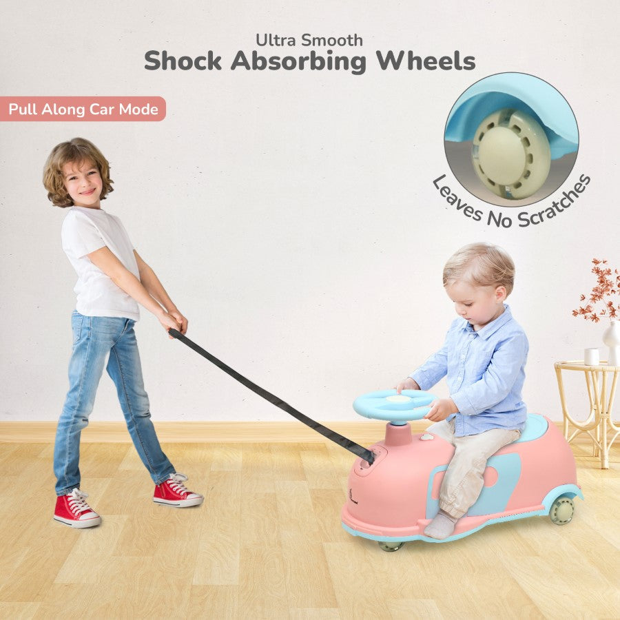 R For Rbbit Iya Iya Caravan Swing car - Pink Blue