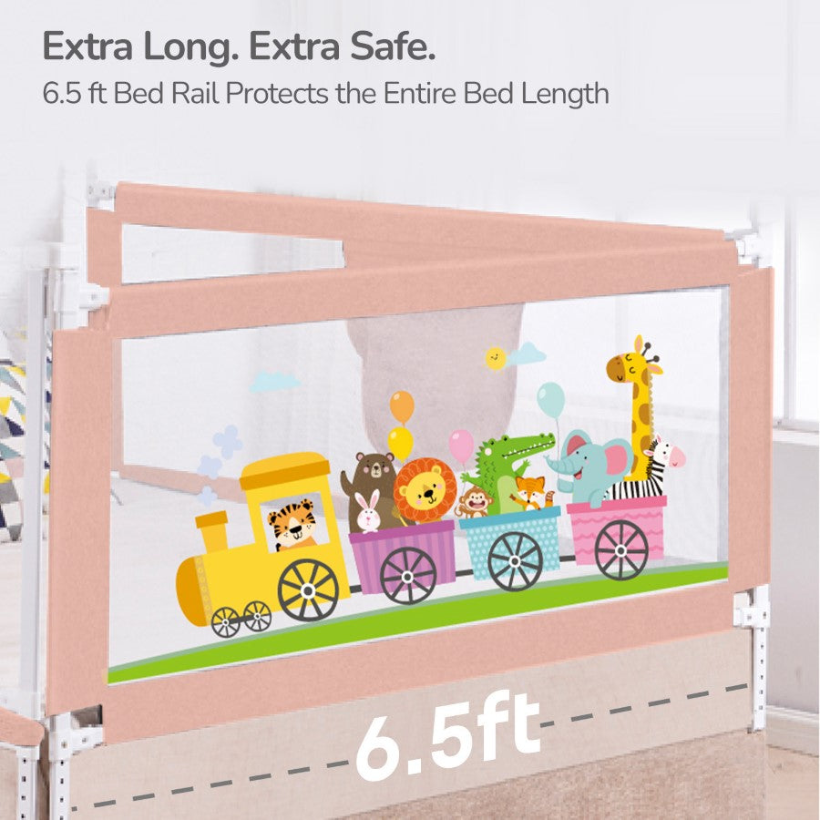 R For Rabbit Safari Bed Rail - Pink