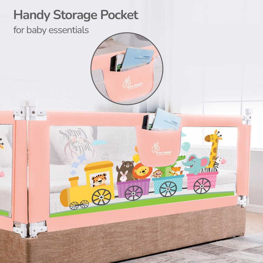 R For Rabbit Safari Bed Rail - Pink