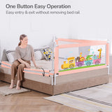 R For Rabbit Bed Rail Safari Pink