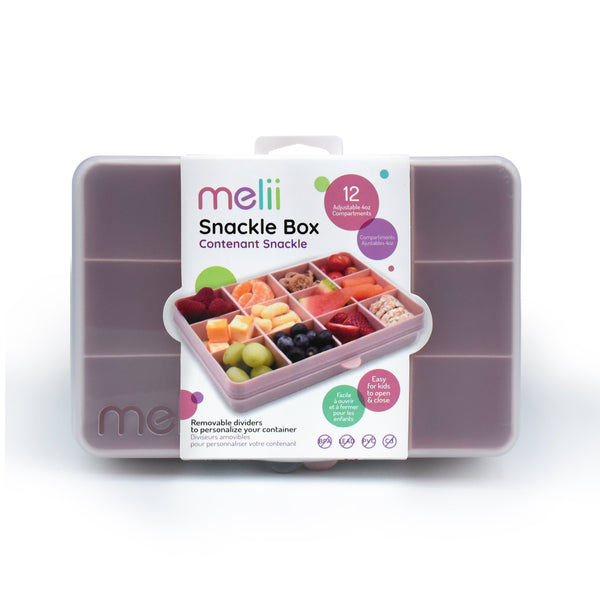 Melii Snackle Box Regular Pink 12 Compartment