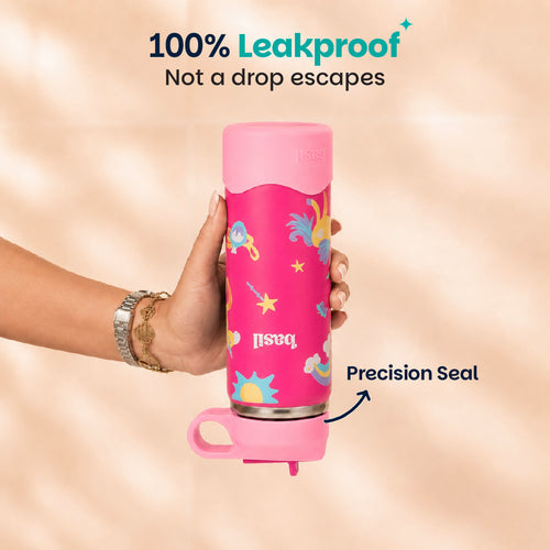 Basil HydraPop Insulated Sipper Bottle 600ml 7–12Y – Pixie Dash