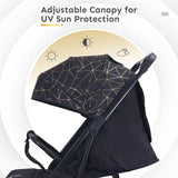 R For Rabbit Stroller Pocket Air Stroller Black
