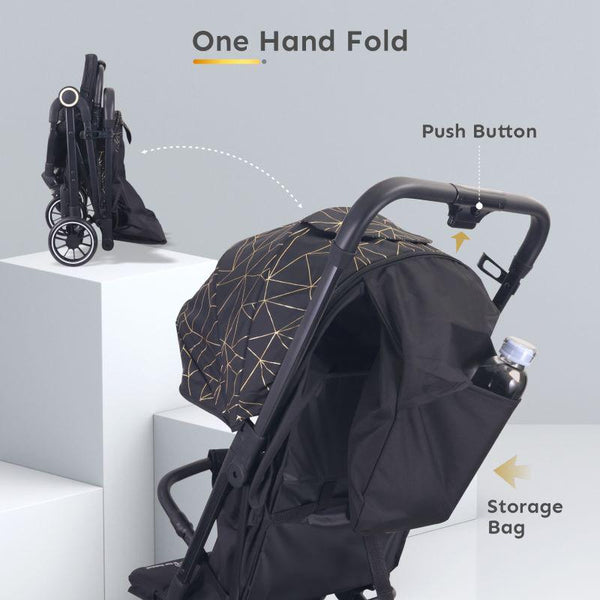 R For Rabbit Stroller Pocket Air Stroller Black