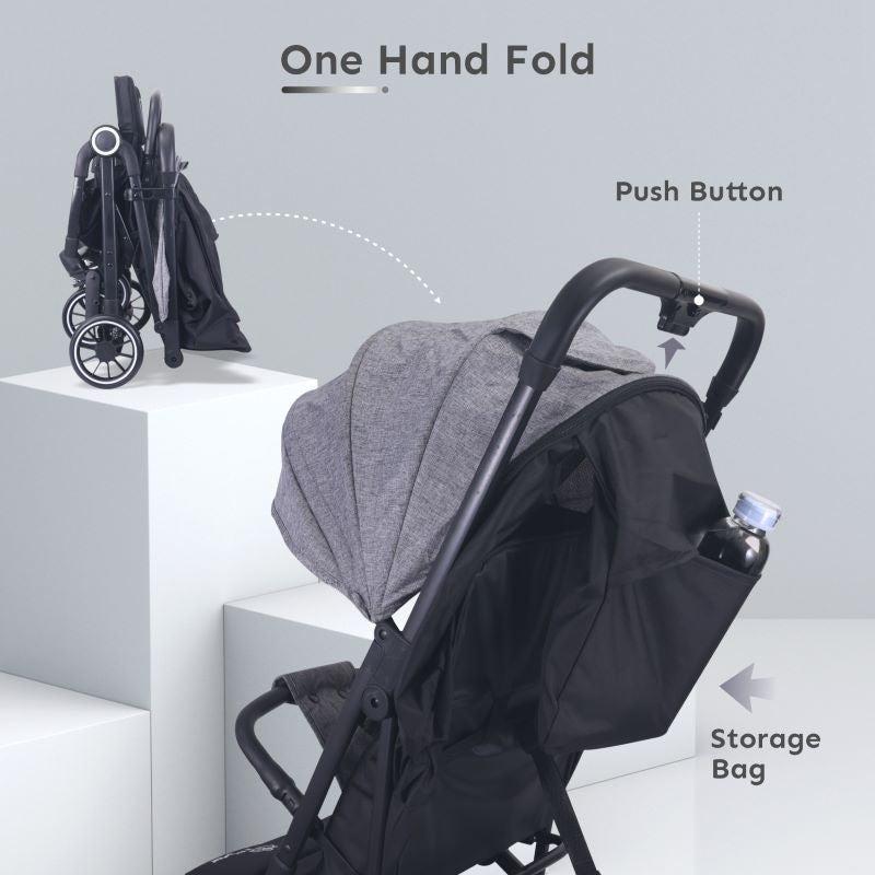 R For Rabbit Stroller Pocket Air Stroller Grey