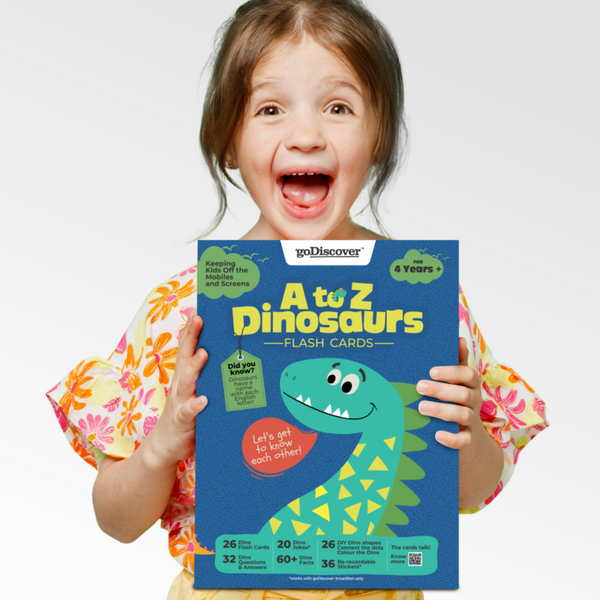 Go Discover A to Z Dinosaur Flash Cards