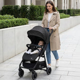 R for Rabbit Poppins Neo Baby Stroller One Size Pure Black
