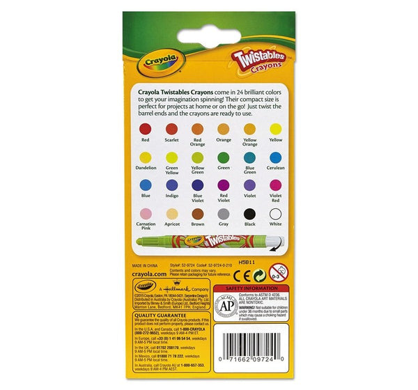 Crayola Mini Twistables Pk24 3Y+