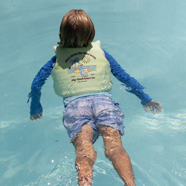 SUNNYLIFE Swim Vest 3-6 - Turtle Aqua