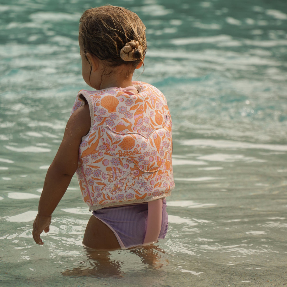 SUNNYLIFE Kids Swim Vest Ocean Magic Age 2-3 Years - Pink