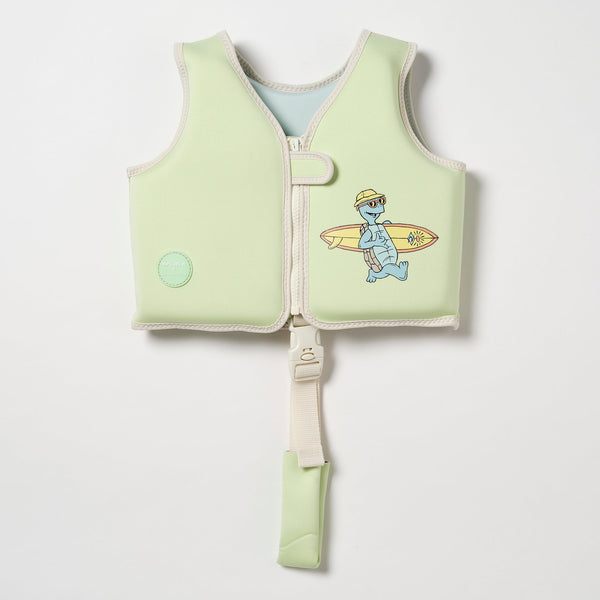 SUNNYLIFE Swim Vest 2-3 - Turtle Aqua