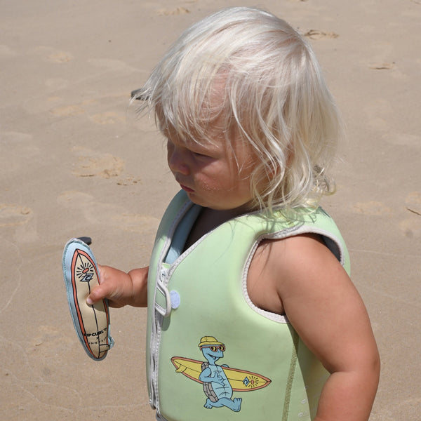 SUNNYLIFE Swim Vest 2-3 - Turtle Aqua