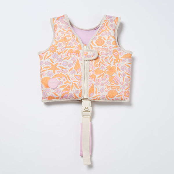 SUNNYLIFE Kids Swim Vest Cotton Candy Age 1-2 Years - Ocean Magic