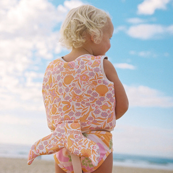 SUNNYLIFE Swim Vest 1-2 - Ocean Pink