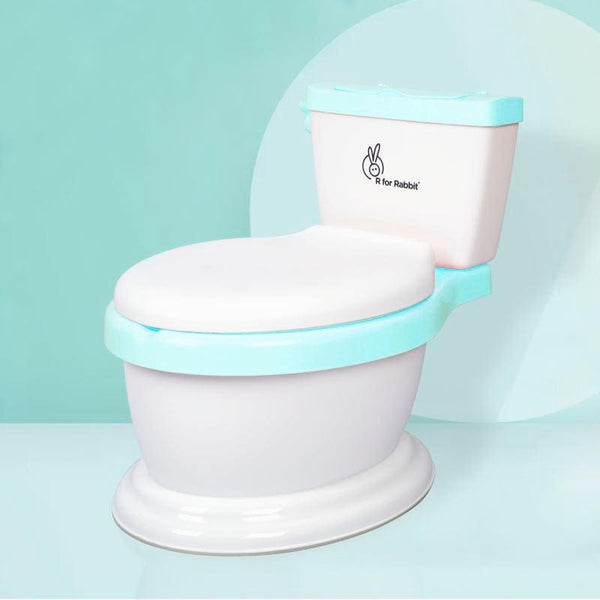 R For Rabbit Potty Seat Little Grownup White Green