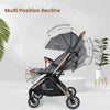 R for Rabbit Street Smart Auto Fold Baby Stroller with Personalized Name Plate 0–3Y – Ash Grey