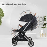 R For Rabbit Stroller Street Smart Pure Black