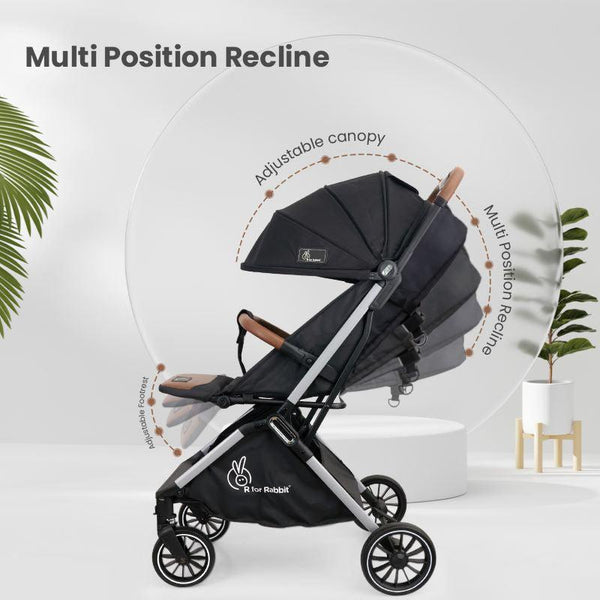 R For Rabbit Stroller Street Smart Pure Black