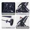 R For Rabbit Stroller Street Smart Pure Black