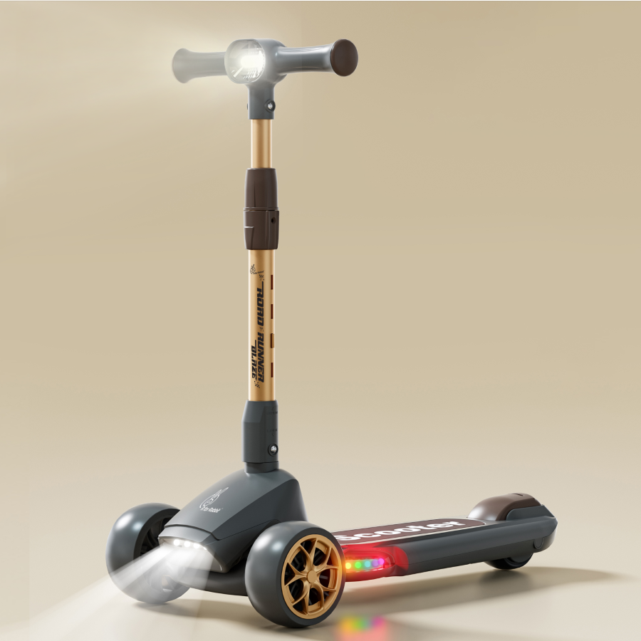 R for Rabbit Scooter Road Runner Blaze - Black Gold