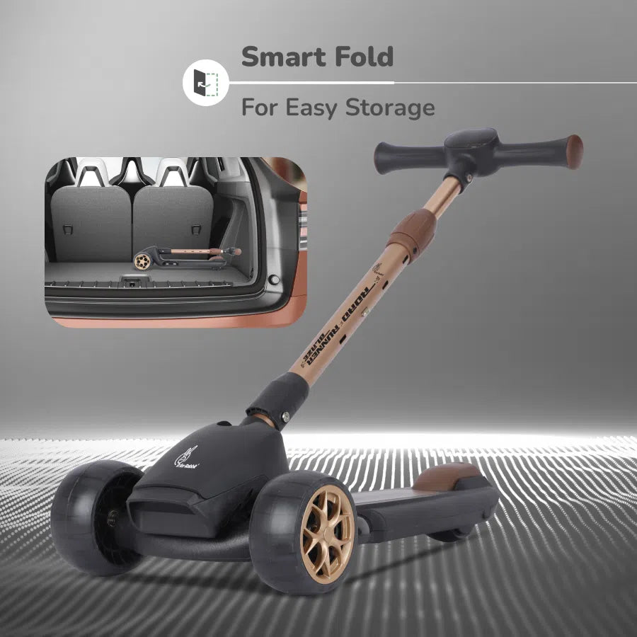 R for Rabbit Scooter Road Runner Blaze - Black Gold