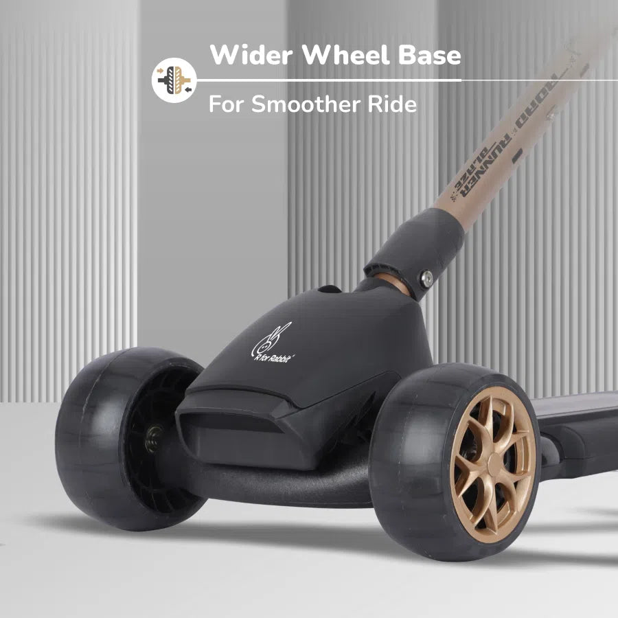 R for Rabbit Scooter Road Runner Blaze - Black Gold