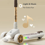 R For Rabbit Road Runner Blaze Scooter PU LED Wheels And LED lights - Cream Gold