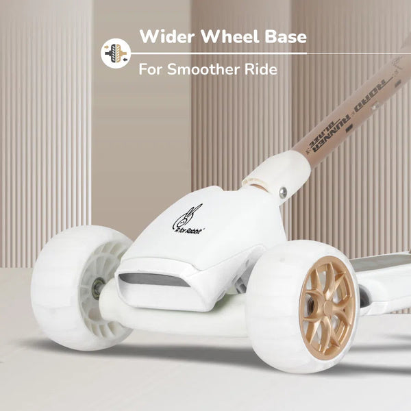 R For Rabbit Road Runner Blaze Scooter PU LED Wheels And LED lights - Cream Gold