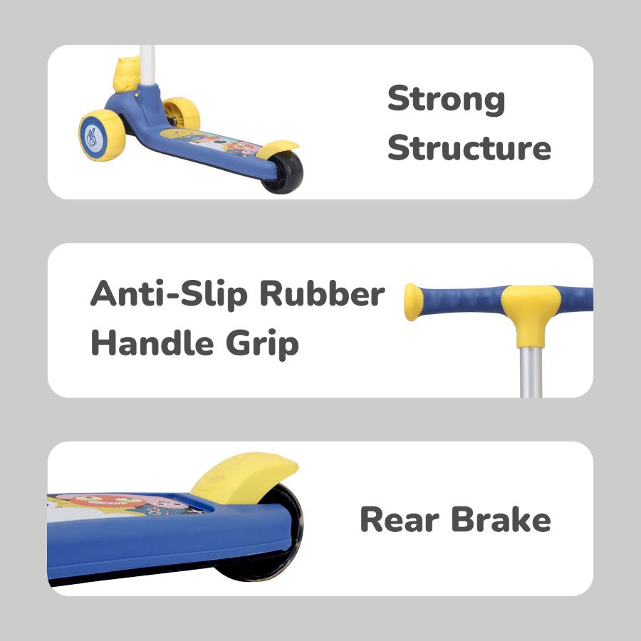 R For Rabbit Scooter Road Runner Ryder Blue Yellow