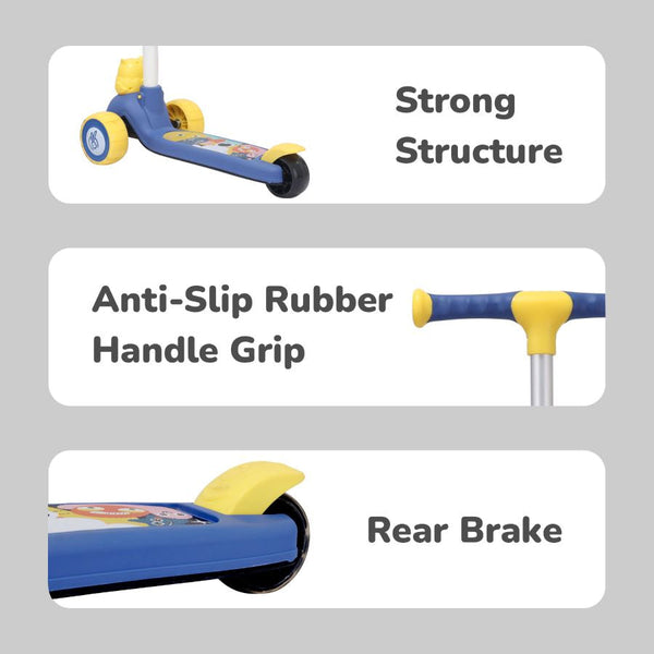 R For Rabbit Scooter Road Runner Ryder Blue Yellow