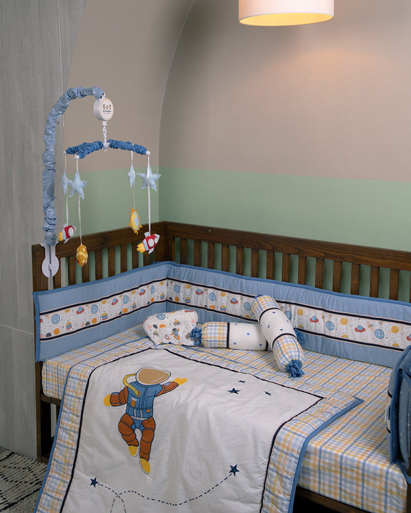 Abracadabra 6 Piece Cot Bedding Set - Rocketman