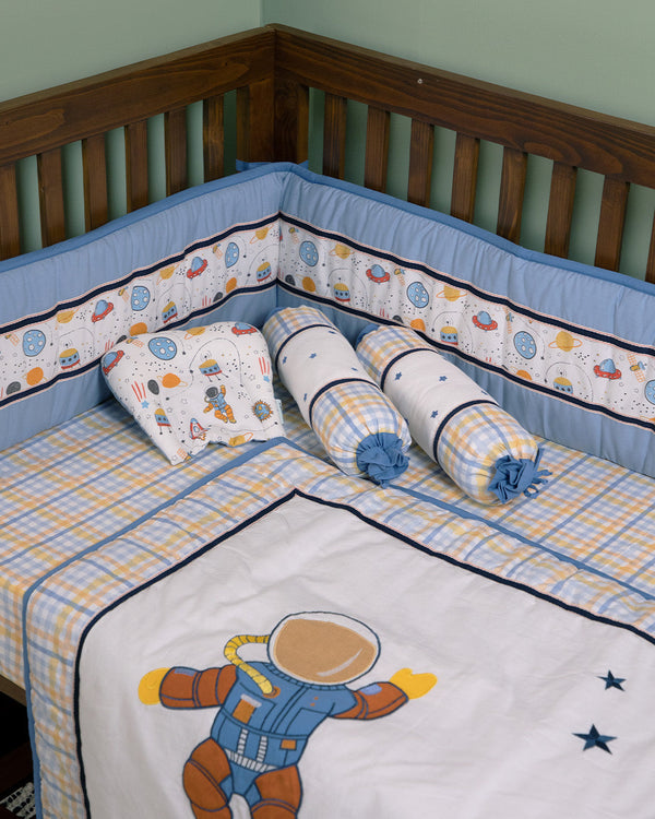 Abracadabra 6 Piece Cot Bedding Set - Rocketman
