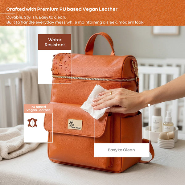 R For Rabbit Caramello Bold Ivy Diaper Bag for Moms, Dual Carry Sling