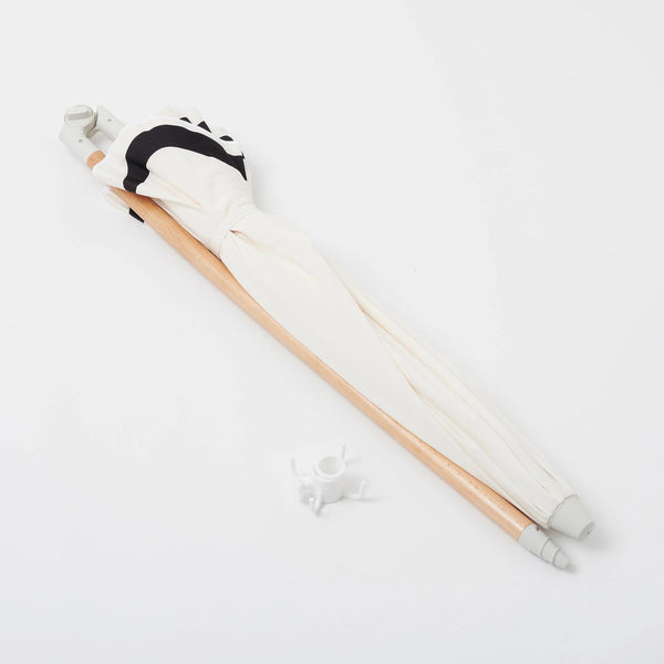 Sunnylife Luxe Beach Umbrella Casa Marbella Vintage Black