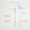 SUNNYLIFE Beach Umbrella Utopia Multicolor