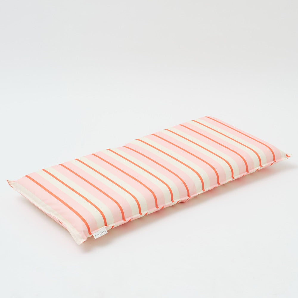 SUNNYLIFE Folding Seat Summer Stripe Strawberry Sorbet
