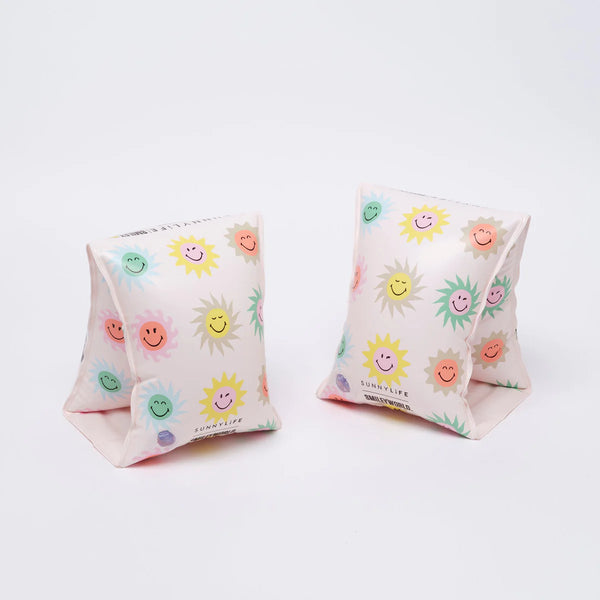 SUNNYLIFEBuddy Float Bands SmileyWorld Sol Sea